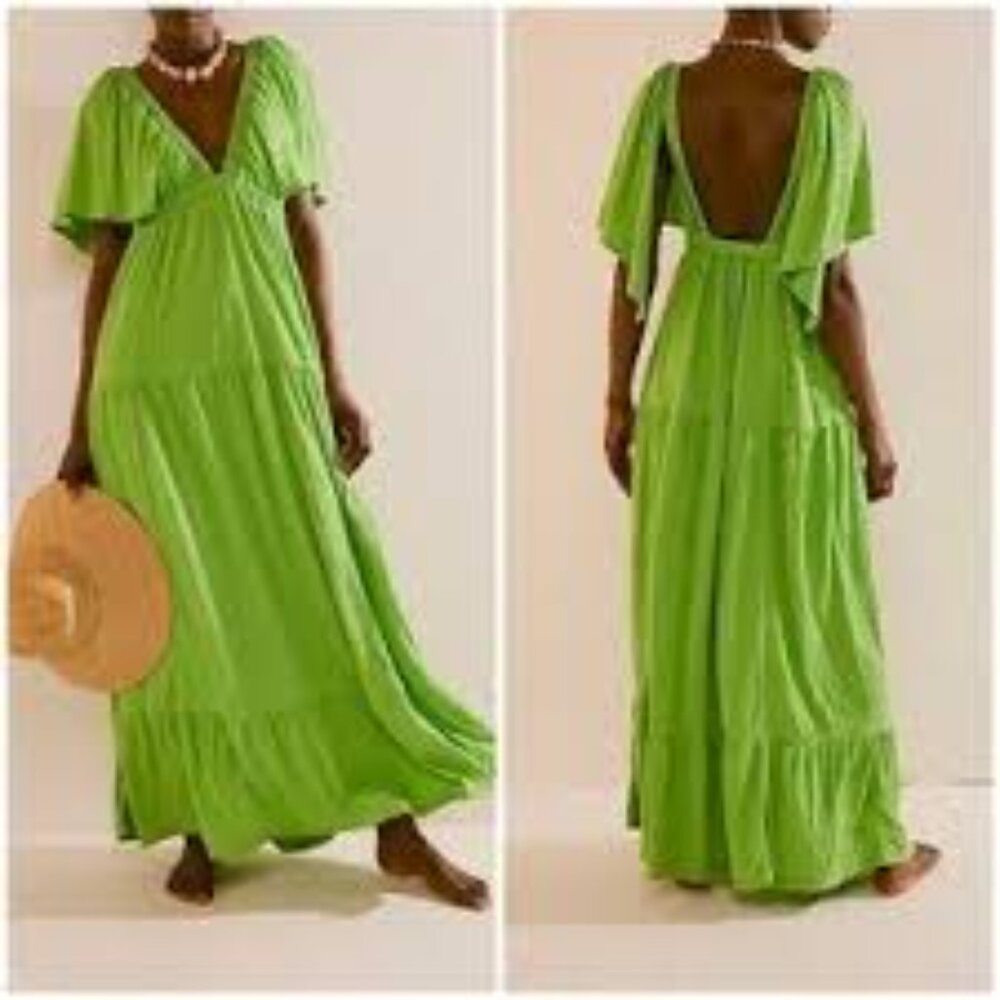 NWT: Free People La La Maxi Dress - Picture 4 of 9